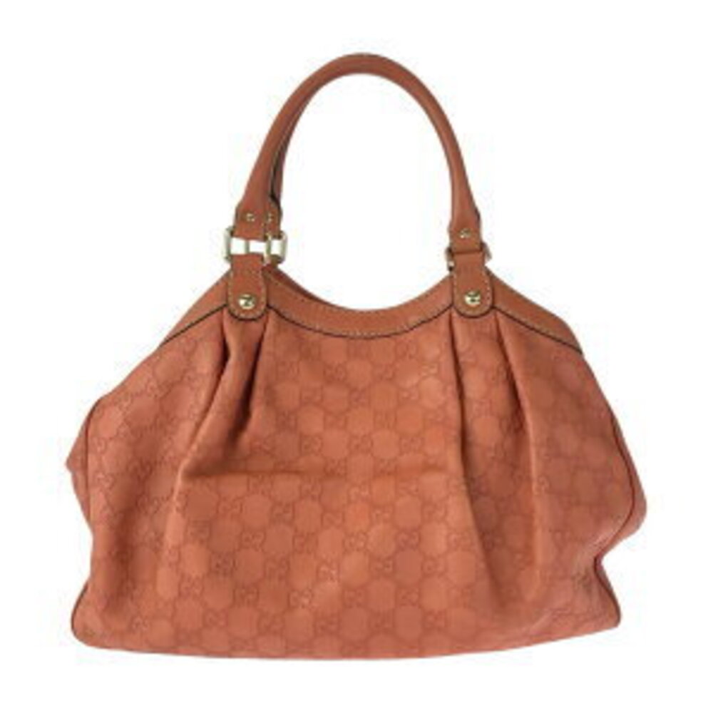 Gucci Sukey Tote ssima Bag Leather Pink